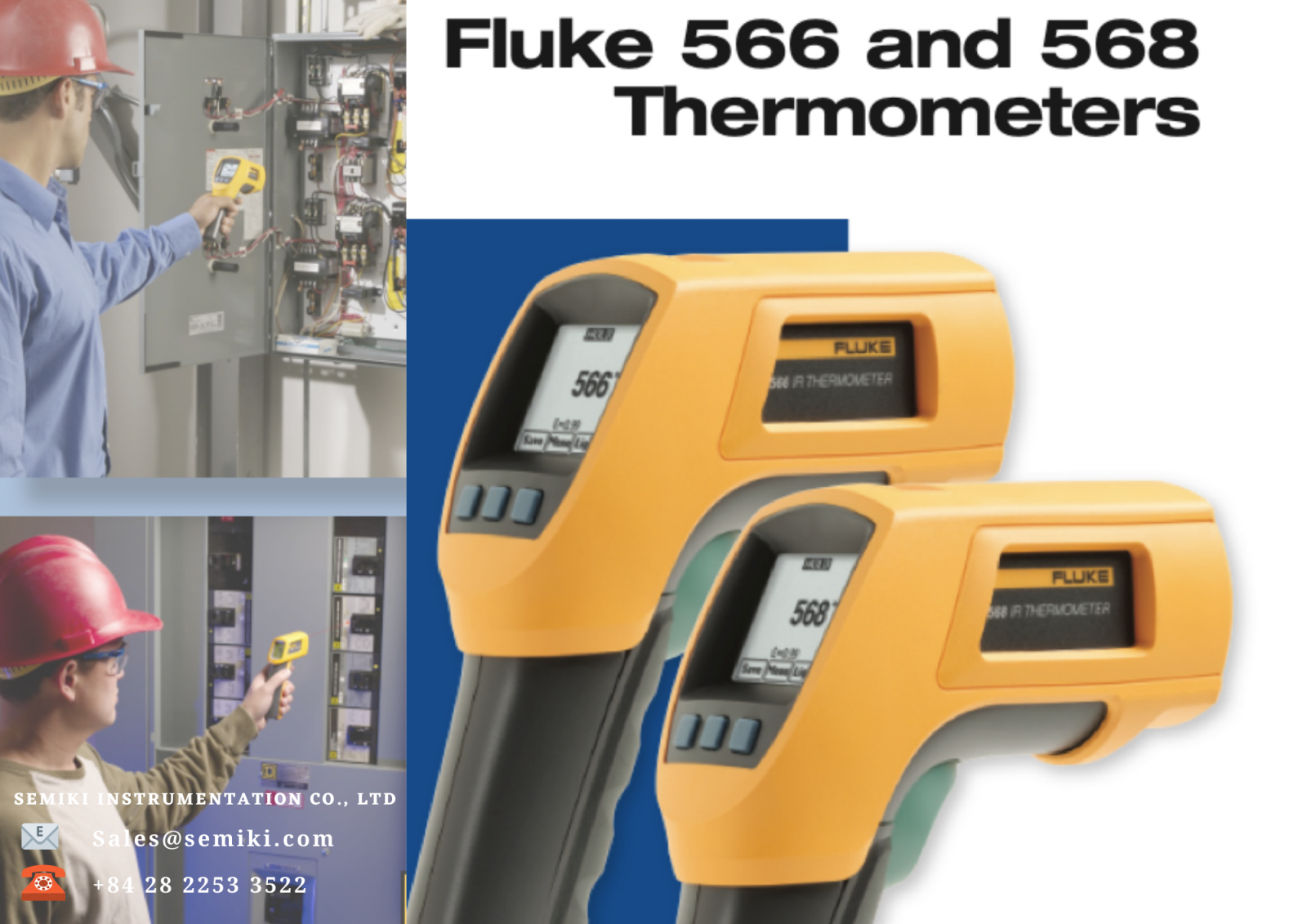 Fluke 568 Infrared/Contact Thermometer