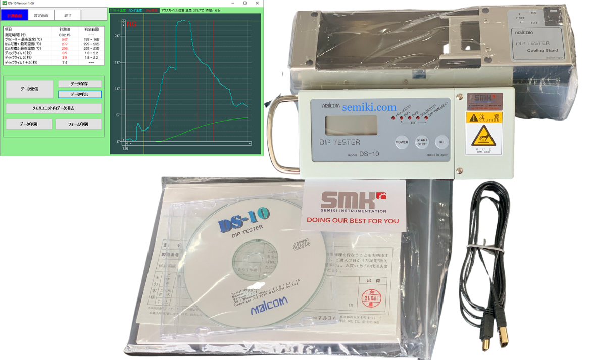 PCBはんだ槽温度分析装置 MALCOM DS-10 » SEMIKI.COM