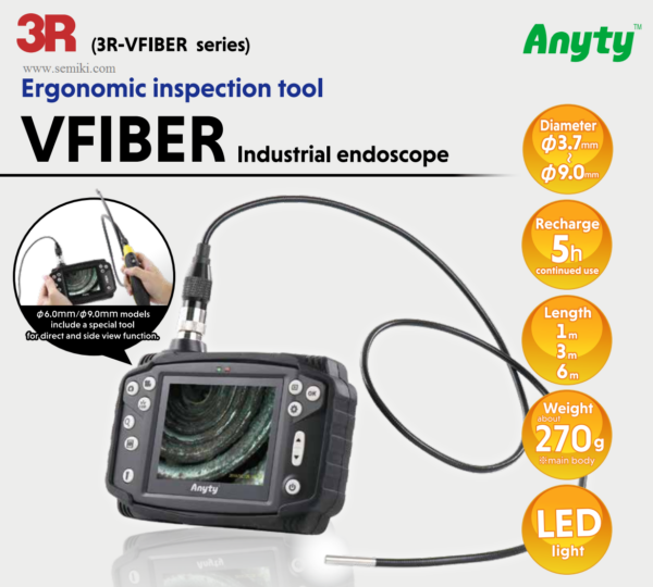 3R Solution VFIBER3710 máy nội soi đường ống ( φ3.7/1m) - Image 2