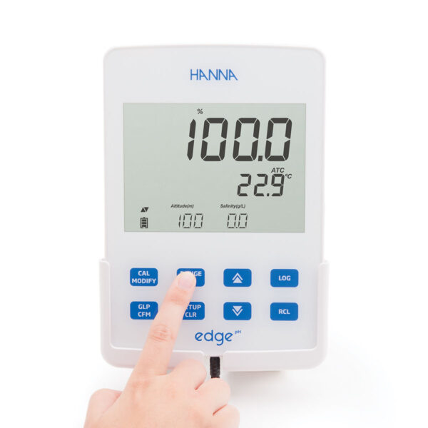 edge® single indicator - Dissolved Oxygen/Temperature Meter