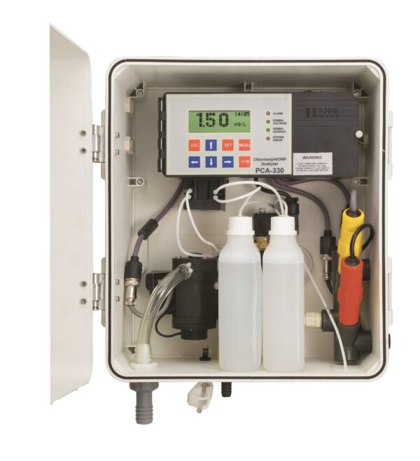 Chlorine, pH, ORP and Temperature Analyzer and Controller