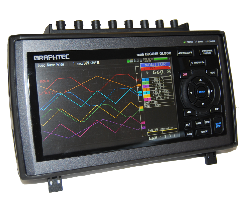 GRAPHTEC GL980 midi LOGGER 高速8チャンネルデータロガー » SEMIKI.COM