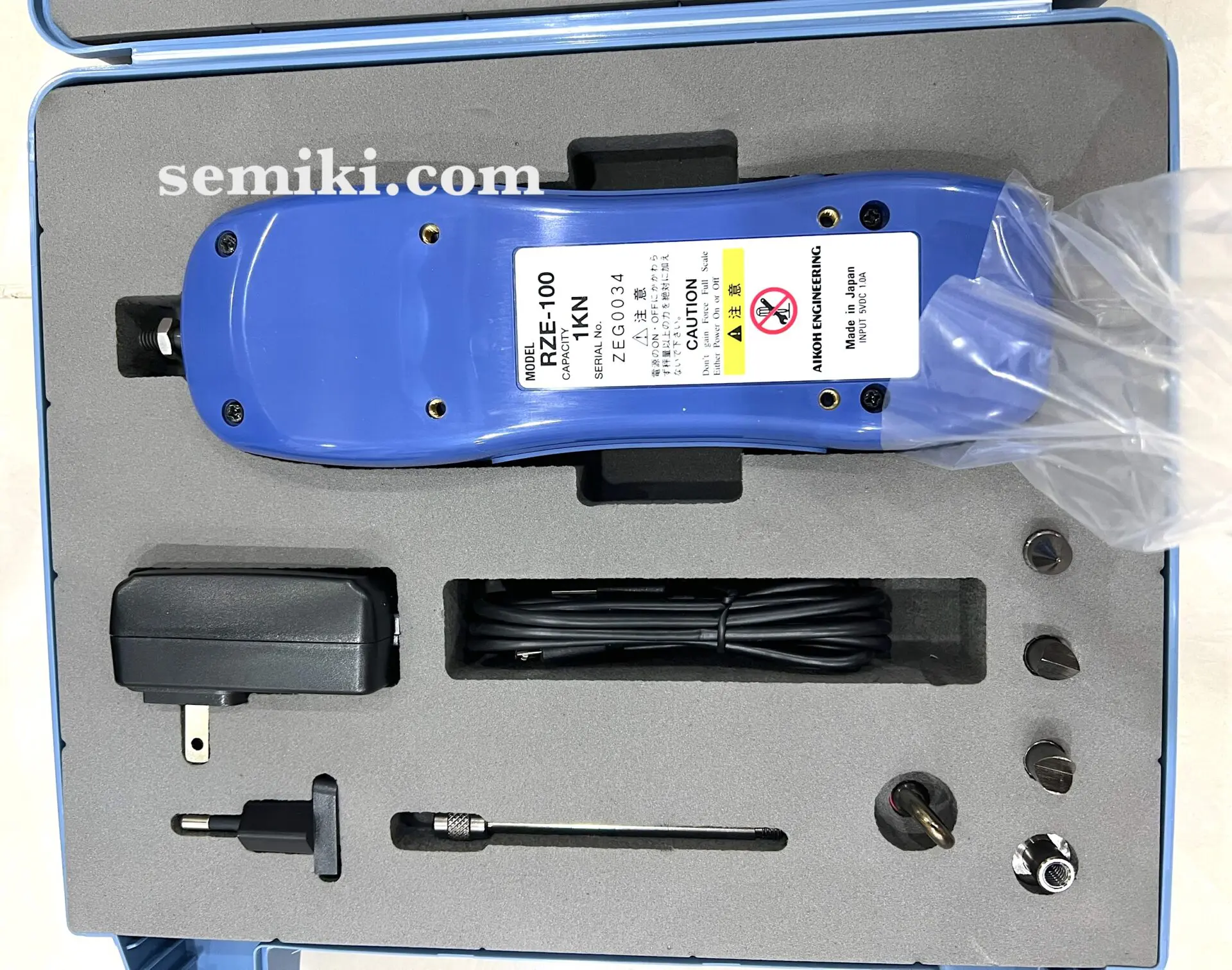 AIKOH RZE-100 電子引張圧縮力測定器 1000N/100kgf » SEMIKI.COM